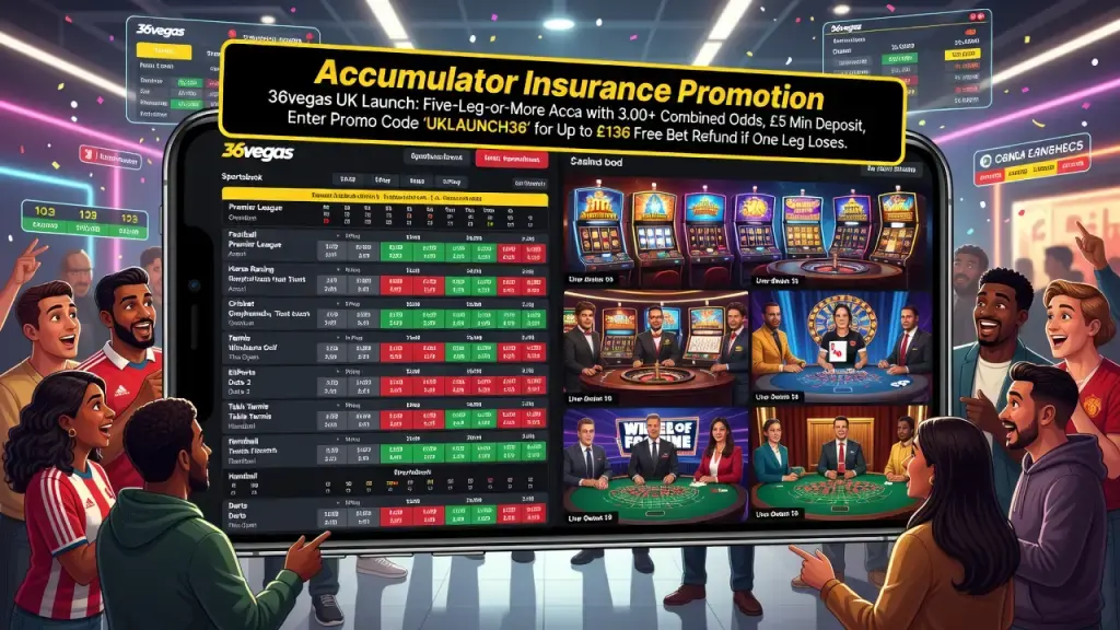 36vegas Enters UK Market With Combined Sports And Casino Offer
