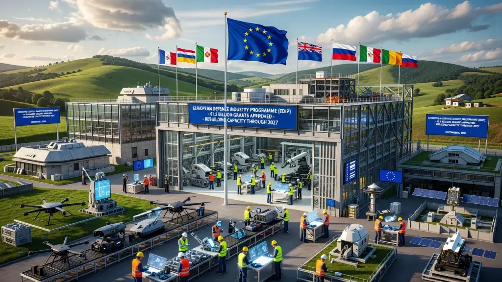 EU Backs €1.5 Billion Plan to Rebuild Defence Manufacturing Capacity